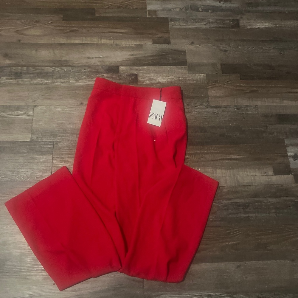 Zara red pants
